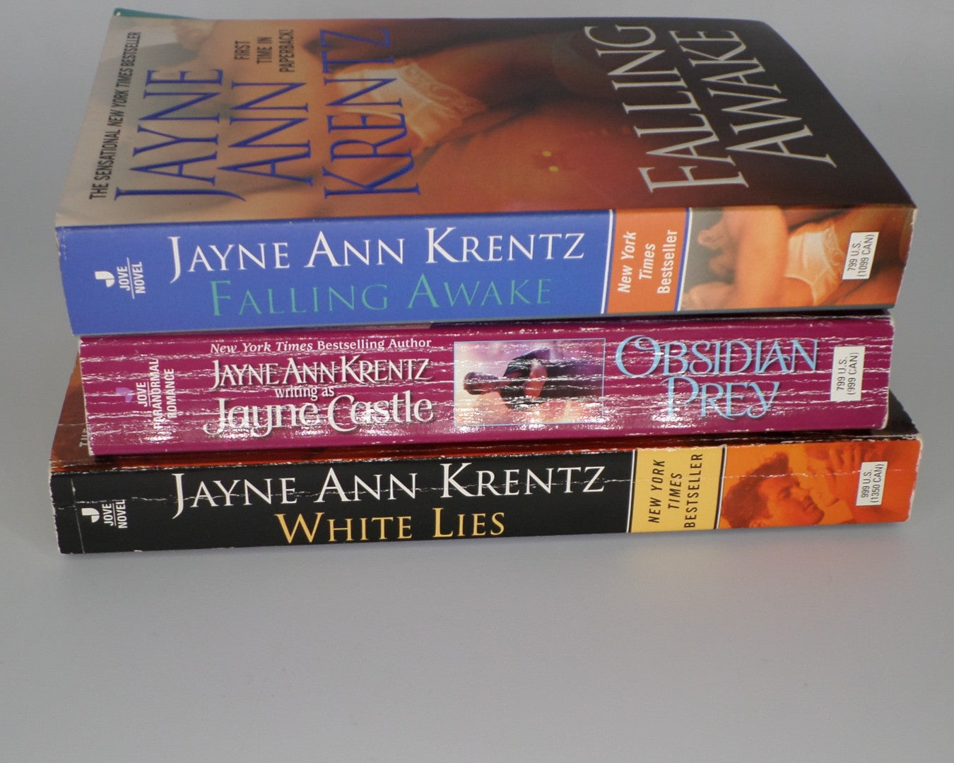 Bundle: Jayne Anne Krentz Novels: Falling Awake, Obsidian Prey, and White Lies