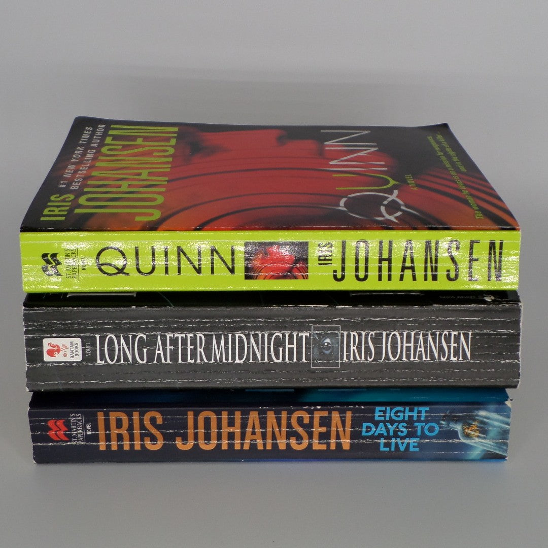 Bundle: Iris Johansen Novels: Eight Days To Live, Long After Midnight and Quinn