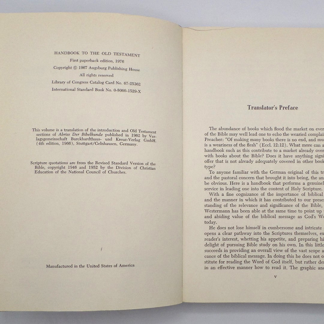 Handbook to the Old Testament
