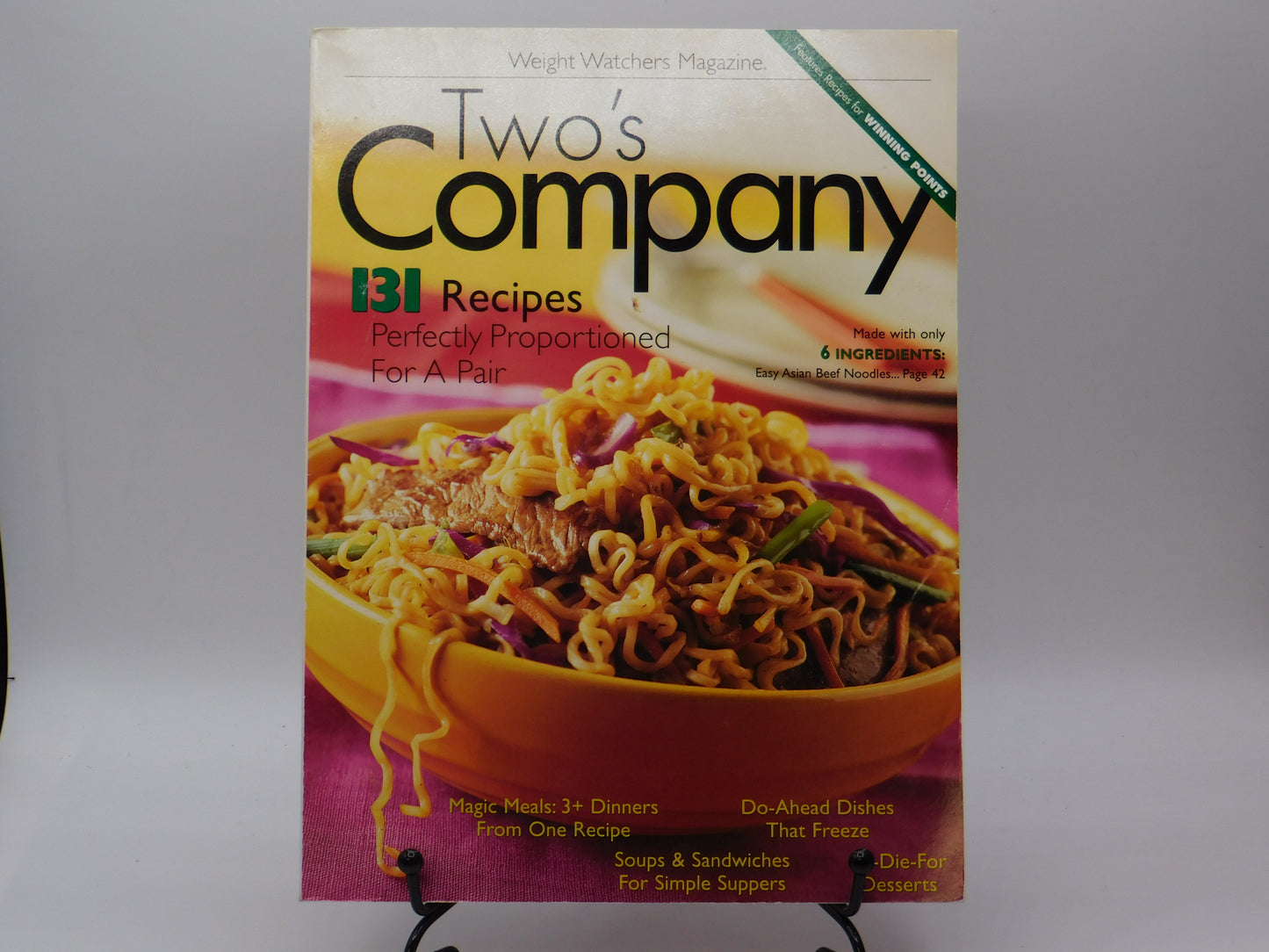 Two's Company 131 Recipes Perfectly Proportioned for a Pair By Weight Watchers