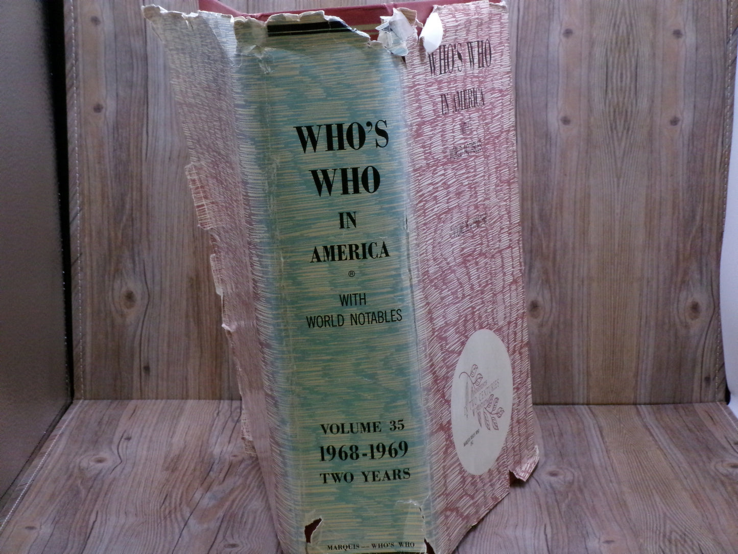 Who's Who in America with World Notable Vol 35- 1968-1969 by Marquis