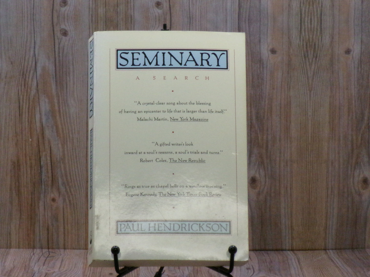 Seminary by Paul Hendrickson