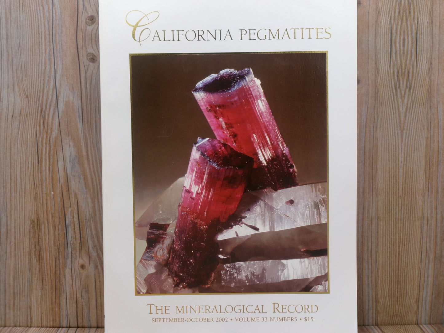 California Pegmatites The Mineralogical Record  September-October 2002