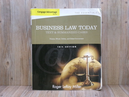 Business Law Today by Roger LeRoy Miller