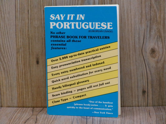 Say It Portuguese by Alexander da Prisa