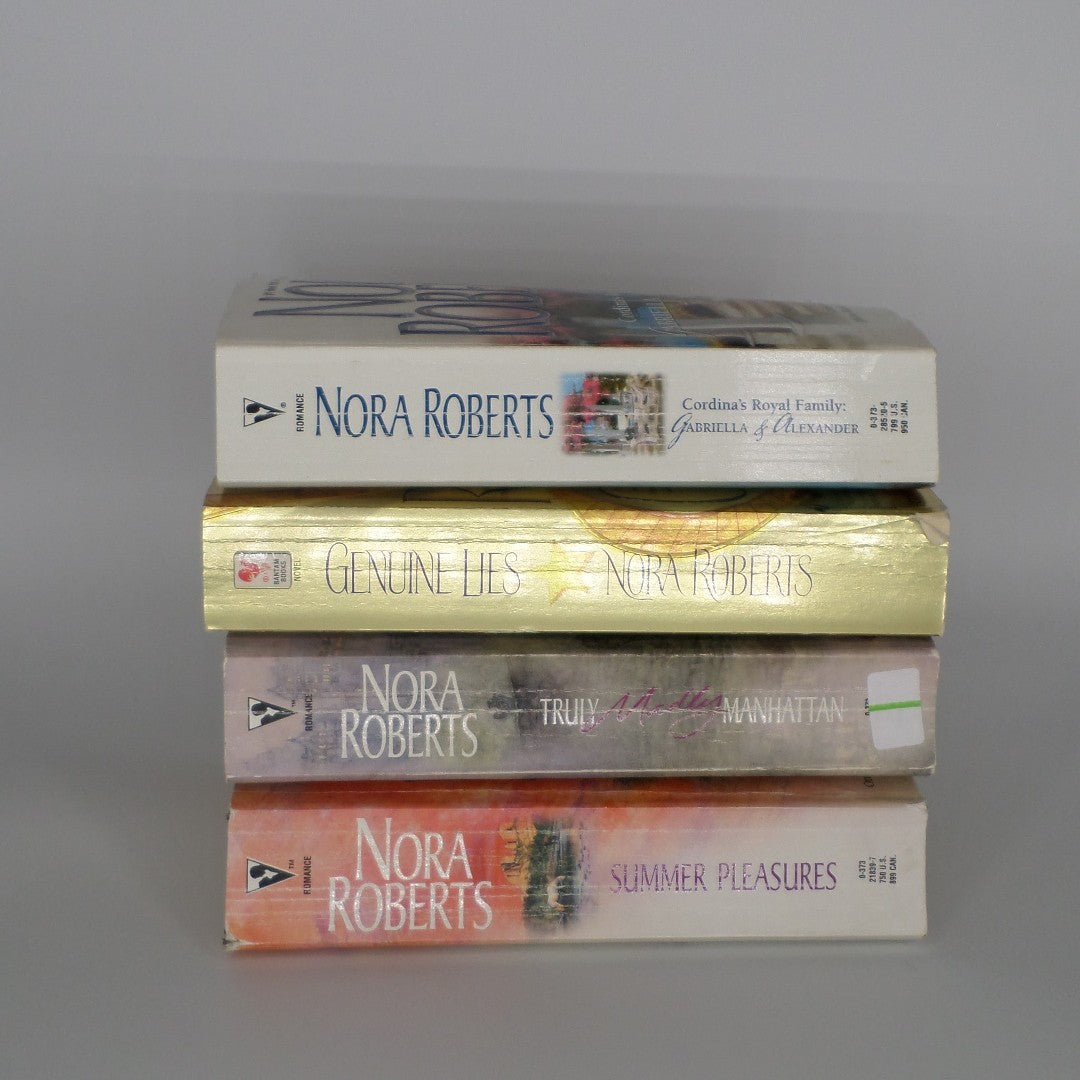 Bundle: Nora Roberts Novels: Summer Pleasures, Truly Madly Manhattan, Genuine Lies, and Cordina's Royal Family: Gabriella & Alexander