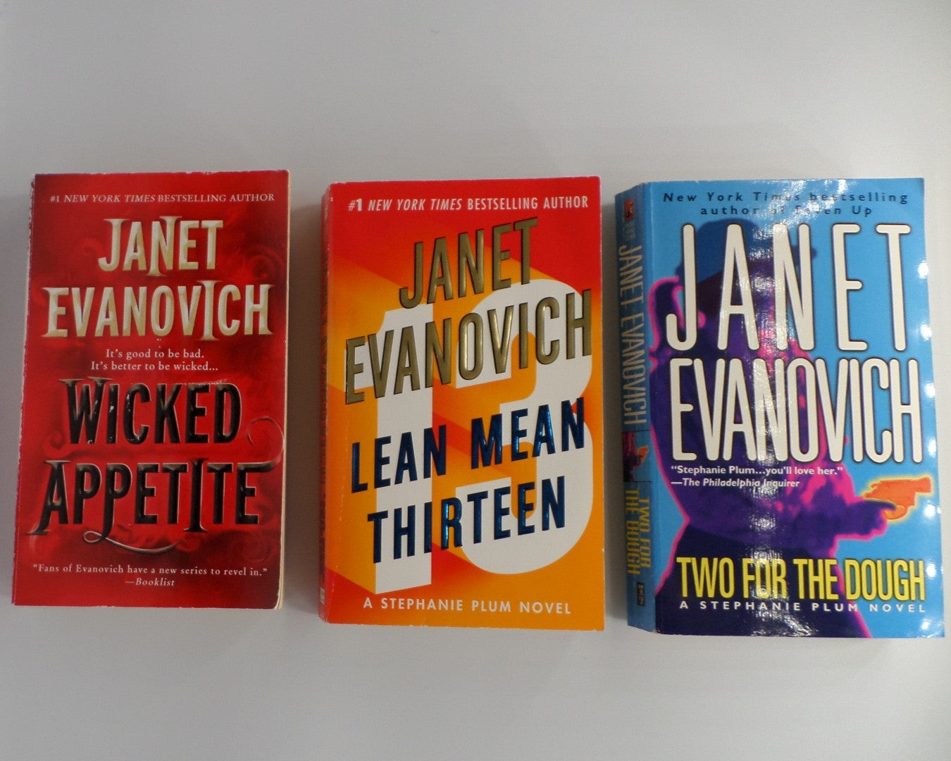 Bundle: Janet Evanovich Novels: Two for the Dough, Wicked Appetite, and Lean Mean Thirteen