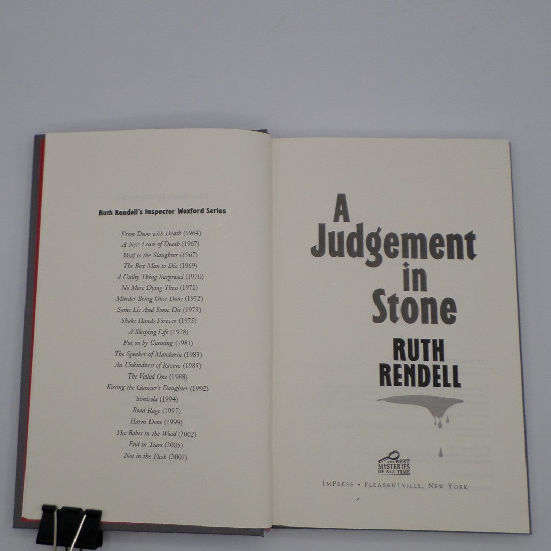 A Judgement in Stone