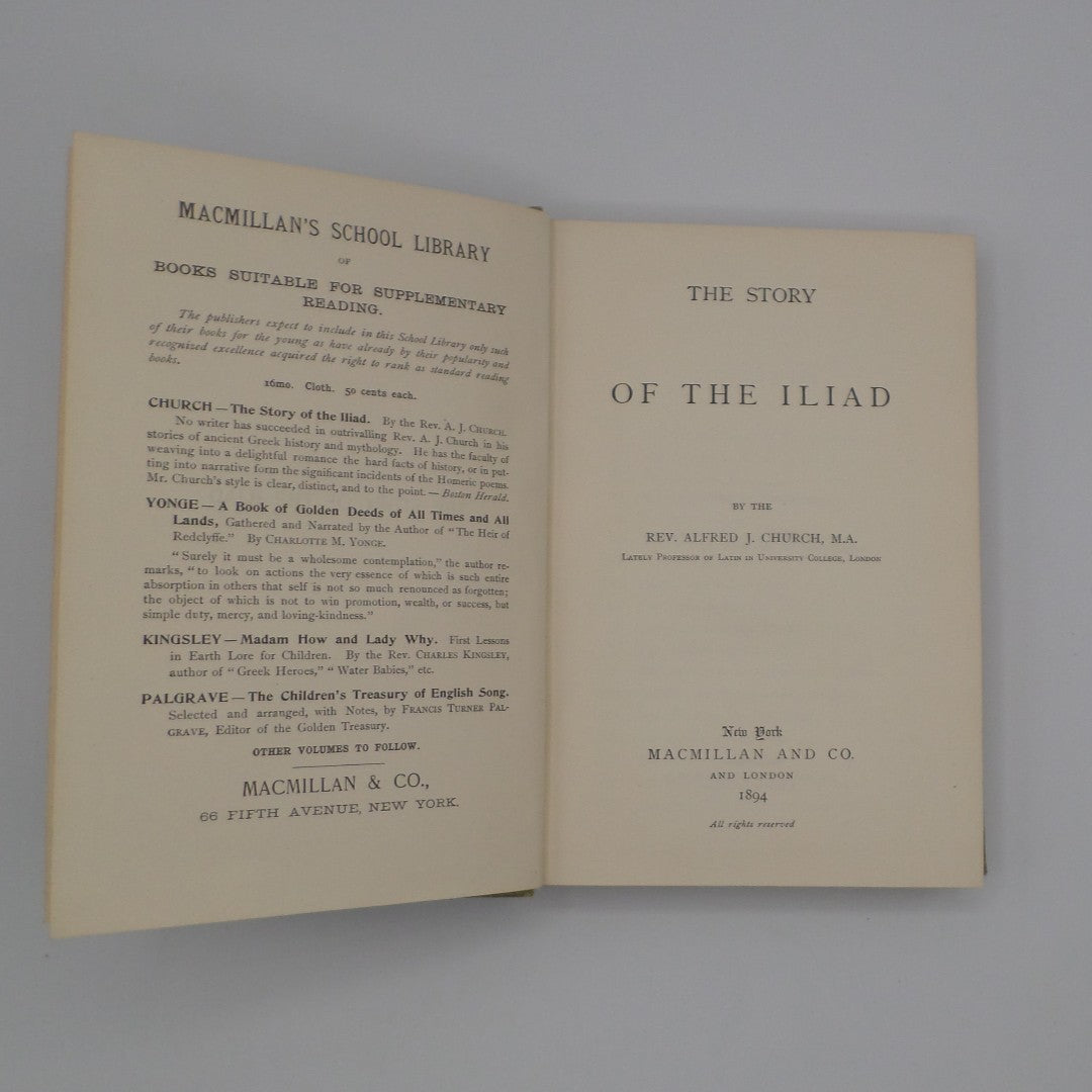The story of the Iliad