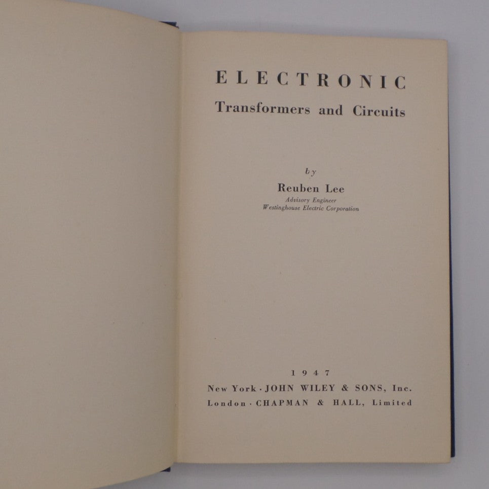 Electronic Transformers and Circuits