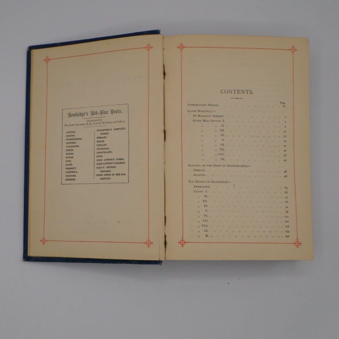 The Poetical Works Of Percy Bysshe Shelley