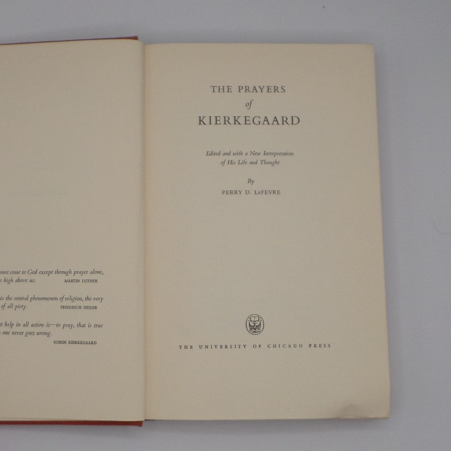 The Prayers of Kierkegaard