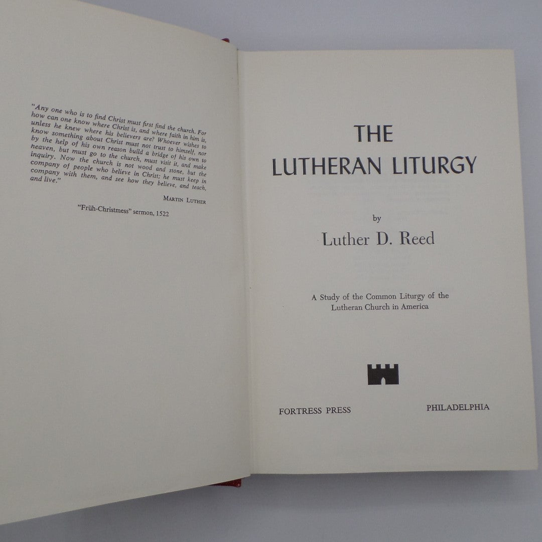The Lutheran Liturgy