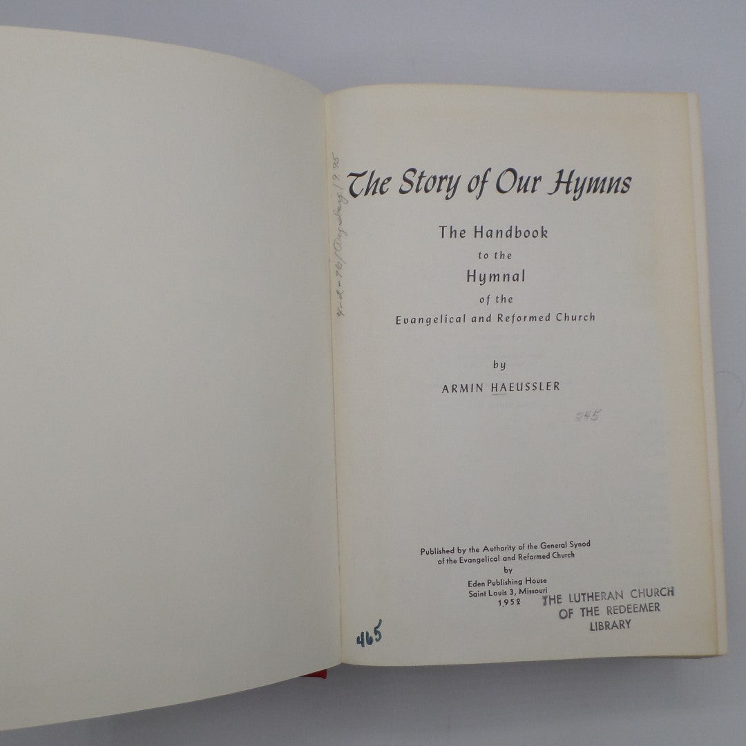 The Story of Our Hymns