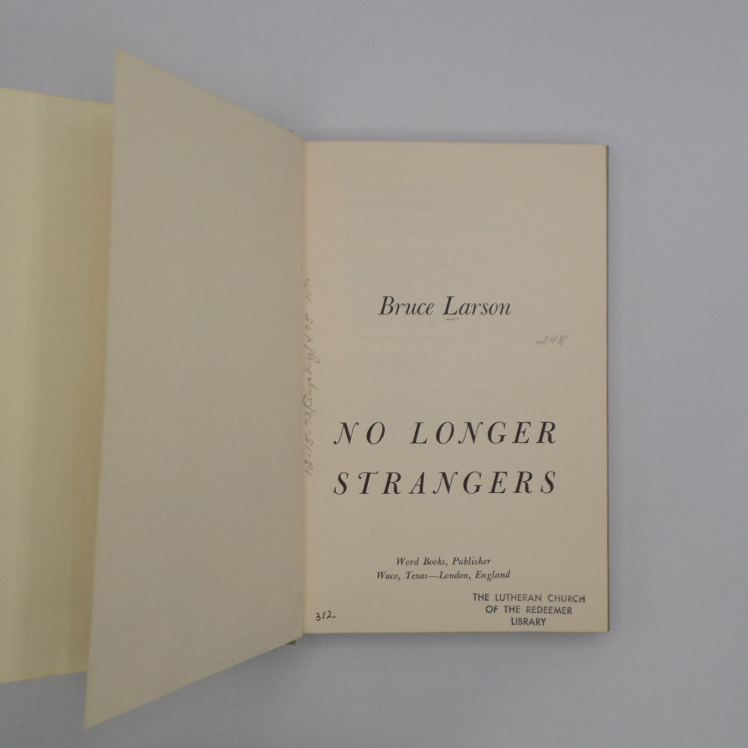 No Longer Strangers