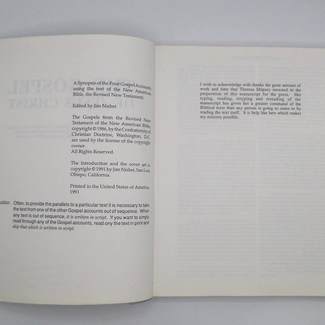 The Gospel of Jesus Christ According to: Mark, Matthew, Luke, John