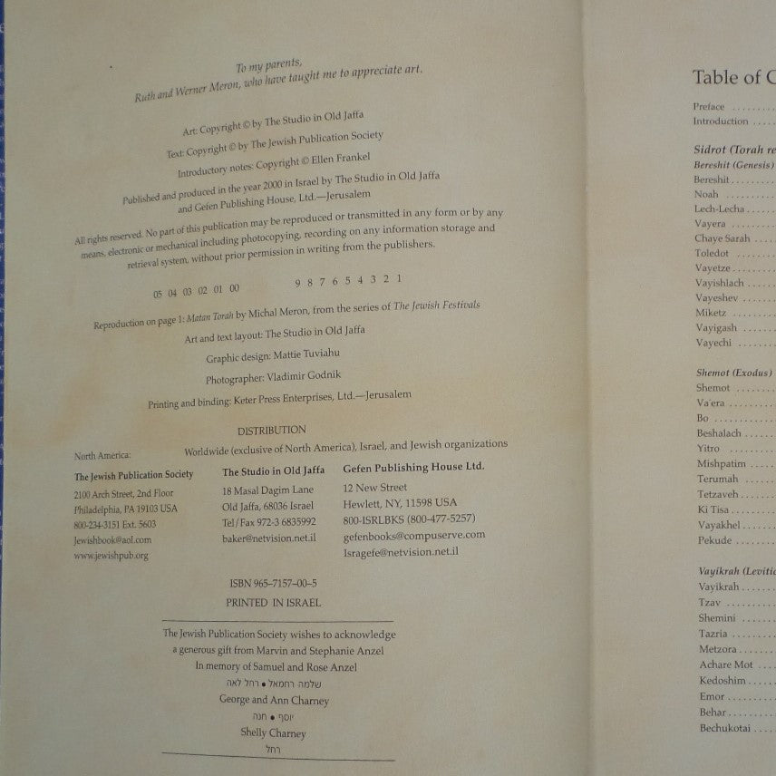 The illustrated Torah: Illustrated Sidrot and Haftarot